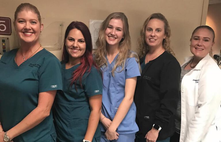 Some of Florida Eye's Finest Welcome PBSC Ophthalmic Tech Intern Emily ...